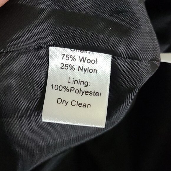 LOFT Ann Taylor Gray‎ & Black Plaid Wool Blend Lined Skirt Sz 4 PETITE - Picture 4 of 4